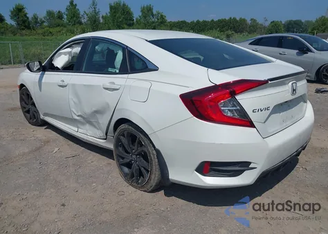 2020 Honda Civic Sport из США, поврежденный, VIN 19XFC2F89LE029986